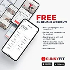 Sunny Health & Fitness Elliptical Exercise Machine Trainer With Optional Exclusive SunnyFit App And Enhanced Bluetooth Connectivity -APPLE || Garmin || FITBIT Sales 00303794 b836 40e0 ba16 0a634ee84799
