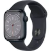 Apple Watch Series 8 (GPS) 41mm Aluminum Case With Midnight Sport Band - S/M - Midnight