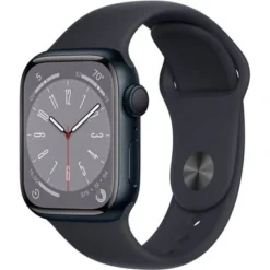 APPLE || Garmin || FITBIT Sales 13 Apple Watch Series 8 (GPS) 41mm Aluminum Case With Midnight Sport Band - S/M - Midnight