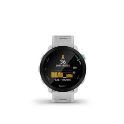 Garmin - Forerunner 55 GPS Smartwatch 42mm Fiber-Reinforced Polymer - Whitestone -APPLE || Garmin || FITBIT Sales 06a8cf9b 49ae 5873 813c 10e654e9e0ea
