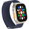 Platinum™ - Nylon Band For Apple Watch 42mm, 44mm, 45mm (Series 1-9) And Apple Watch Ultra Series 1-2 49mm - Navy Blue
