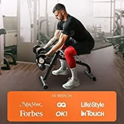 LifePro Multipurpose Roman Chair - Foldable Back Extension Bench & Ab Bench Workout Chair- Versatile At-Home Hyperextension Bench & Ab Chair For Whole-Body Training -APPLE || Garmin || FITBIT Sales 0801d9ed 91e4 4301 8a4d f9e138248fe0