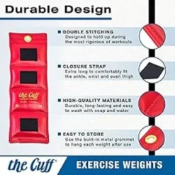 The Cuff Original Adjustable Ankle And Wrist Weight For Training, Dance, Running, Toning, And Physical Therapy For Men And Women, 9 Piece Set (1 Each: 1, 1.5, 2, 2.5, 3, 4, 5, 7.5, 10 Lb.) 7 The Cuff Original Adjustable Ankle And Wrist Weight For Training, Dance, Running, Toning, And Physical Therapy For Men And Women, 9 Piece Set (1 Each: 1, 1.5, 2, 2.5, 3, 4, 5, 7.5, 10 Lb.) -APPLE || Garmin || FITBIT Sales 08bdb6a5 d729 4e2b 8506 9ea03d1c4450