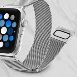 Insignia™ - Stainless Steel Mesh Band For Apple Watch 42mm, 44mm, 45mm And Apple Watch Ultra 49mm (All Series) - Silver -APPLE || Garmin || FITBIT Sales 0a6a5730 ec9e 5437 b72b e02dd1c53b07