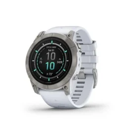 Garmin - Epix Pro (Gen 2) Sapphire Edition 51mm Fiber-reinforced Polymner - Titanium With Whitestone Band