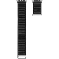 Platinum™ - Rugged Nylon Band For Apple Watch 42mm, 44mm, 45mm (Series 1-9) And Apple Watch Ultra Series 1-2 49mm - Black -APPLE || Garmin || FITBIT Sales 0d4e0a15 2d32 5a1b b470 27c5f82d3bec