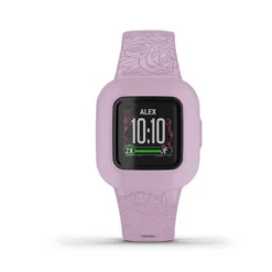 Garmin - Vivofit Jr. 3 Kids Fitness Activity Tracker - Lilac Floral