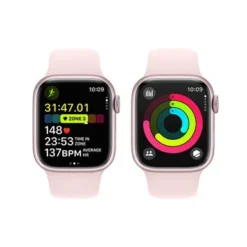 Apple Watch Series 9 (GPS + Cellular) 41mm Pink Aluminum Case With Light Pink Sport Band - M/L - Pink -APPLE || Garmin || FITBIT Sales 16ffc280 3e32 5d47 8a75 d6b51f51d14c