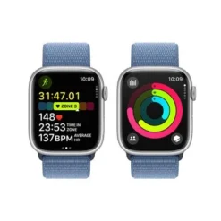 Apple Watch Series 9 (GPS + Cellular) 45mm Silver Aluminum Case With Winter Blue Sport Loop - Silver -APPLE || Garmin || FITBIT Sales 1906e291 0620 5a12 a4d3 39346a7c8101