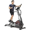 Sunny Health & Fitness Smart Elliptical Exercise Machine With 16-Level Electromagnetic Resistance, Extended Stride Length & Exclusive SunnyFit App Enhanced Bluetooth Connectivity - SF-E3889SMART