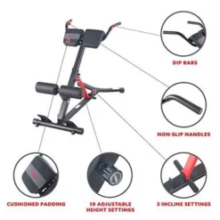 Sunny Health & Fitness Hyperextension Roman Chair With Dip Station - SF-BH620062 , Black -APPLE || Garmin || FITBIT Sales 1d3fafac a905 45a1 b939 da00e0e6dcf1