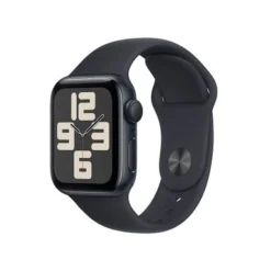 Apple Watch SE (GPS) 40mm Midnight Aluminum Case With Midnight Sport Band - S/M - Midnight