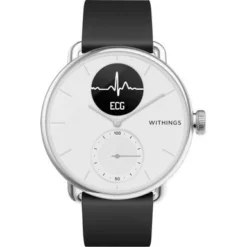 Withings - ScanWatch - Hybrid SmartWatch With ECG, Heart Rate And Oximeter - 38mm - White