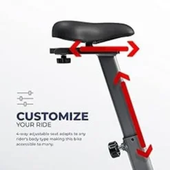 Sunny Health & Fitness Performance Upright Exercise Bike With 8-Level Magnetic Resistance, Pulse Sensor & Exclusive SunnyFit App Enhanced Bluetooth Connectivity - SF-B220030 -APPLE || Garmin || FITBIT Sales 243c7502 edd1 4217 9c39 cdc09f1a3439