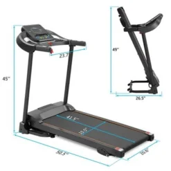 Compact Easy Folding Treadmill Motorized Running Jogging Machine - Black -APPLE || Garmin || FITBIT Sales 25a001fa 23f0 4cb2 a25c 6eaced973248