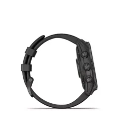 Garmin - Fenix 7 Sapphire Solar, Carbon Gray DLC Ti W/Black Band -APPLE || Garmin || FITBIT Sales 2962faf2 70a0 4b0d 9052 760a50d175b8