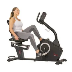 Sunny Health & Fitness Magnetic Recumbent Exercise Bike With Large Soft Comfort Seat With Mesh Back, 12 Preset Or Custom Workouts And Advanced Performance Monitor - SF-RB4850 -APPLE || Garmin || FITBIT Sales 2d0ef499 fc44 4891 8a17 d2dfc7ae7c8f