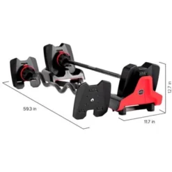 Bowflex - SelectTech 2080 Barbell With Curl Bar - Black -APPLE || Garmin || FITBIT Sales 2e614f9a c45e 5493 8a78 6679a0062d9d