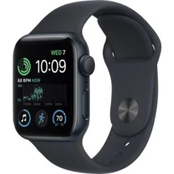Apple Watch SE 2nd Generation (GPS) 40mm Aluminum Case With Midnight Sport Band - S/M - Midnight