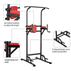 Ainfox Power Tower Exercise Equipment Adjustable Height For Your Home Gym - Red -APPLE || Garmin || FITBIT Sales 36c6e406 9cc1 4165 be3a e9380638712b