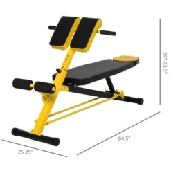 Soozier Adjustable Workout Bench Sit-Up Bench With 2 Decline Angles - Orange/Black -APPLE || Garmin || FITBIT Sales 3941def9 50b1 485e b725 52a3a7b82b84