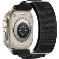 Platinum™ - Rugged Nylon Band For Apple Watch 42mm, 44mm, 45mm (Series 1-9) And Apple Watch Ultra Series 1-2 49mm - Black -APPLE || Garmin || FITBIT Sales 3a32b0e3 093f 5006 9f03 be8e3597f95a