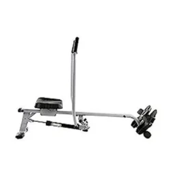 Sunny Health & Fitness SF-RW5639 Full Motion Rowing Machine Rower W/ 350 Lb Weight Capacity And LCD Monitor, Silver -APPLE || Garmin || FITBIT Sales 3ea24945 c35a 43f7 b71e 6e938e726870