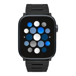 Insignia™ - Stainless Steel Link Band For Apple Watch 42mm, 44mm, 45mm And Apple Watch Ultra 49mm (All Series) - Black -APPLE || Garmin || FITBIT Sales 41809ef9 99e2 53ce 8e6c 24bd399929a9