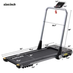 Nestfair Foldable Electric Treadmill Motorized Running Machine With Bluetooth APP - Silver -APPLE || Garmin || FITBIT Sales 436d5876 0c57 4284 aa68 b3a9f0dff5f4