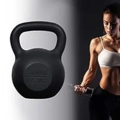 Signature Fitness Powder Coated Cast Iron Kettlebell 100 Lbs Weights Strength Training Kettlebells For Weightlifting, Conditioning, Strength & Core Training -APPLE || Garmin || FITBIT Sales 45007aa8 78c6 4951 b273 98094f4f57ec