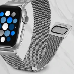 Insignia™ - Stainless Steel Mesh Band For Apple Watch 38mm, 40mm And 41mm (All Series) - Silver -APPLE || Garmin || FITBIT Sales 45c82ca5 d605 5baf b888 4763e2df93cb