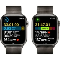 Apple Watch Series 8 (GPS + Cellular) 45mm Stainless Steel Case With Graphite Milanese Loop - Graphite -APPLE || Garmin || FITBIT Sales 45f5164c 575b 52bf b31b c358f56f33d6