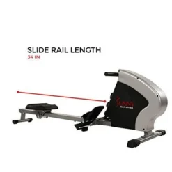 Sunny Health & Fitness Magnetic Rowing Machine Rower, LCD Monitor With Tablet Holder - Synergy Power Motion - SF-RW5801 -APPLE || Garmin || FITBIT Sales 4772668b 2abf 4b42 9dcc 190ce94c7104