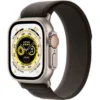 Apple Watch Ultra (GPS + Cellular) 49mm Titanium Case With Black/Gray Trail Loop - M/L - Titanium