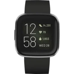 Fitbit - Versa 2 Health & Fitness Smartwatch - Carbon