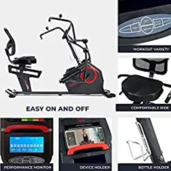 Sunny Health & Fitness Recumbent Cross Trainer Exercise Bike With Exclusive SunnyFit App And Smart Bluetooth Connectivity SF-RBE4886SMART -APPLE || Garmin || FITBIT Sales 4c6e1f78 9b86 4cc6 b5f0 b6df51e2eabf
