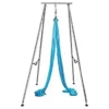 VEVOR Yoga Sling Inversion, 9.6 FT Height Inversion Yoga Swing Stand, Max Capacity 551 LBS Aerial Yoga Frame Inversion