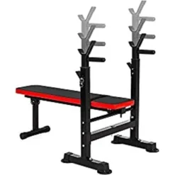 BalanceFrom RS 40 Adjustable Folding Multifunctional Workout Station Adjustable Olympic Workout Bench With Squat Rack, Black -APPLE || Garmin || FITBIT Sales 504f147c c557 42b8 b836 ed693e8314d0