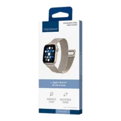 Insignia™ - Stainless Steel Mesh Band For Apple Watch 38mm, 40mm And 41mm (All Series) - Champagne -APPLE || Garmin || FITBIT Sales 51826805 14b8 5e54 a5eb 84dd9b909422