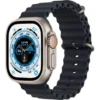 Apple Watch Ultra (GPS + Cellular) 49mm Titanium Case With Midnight Ocean Band - Titanium