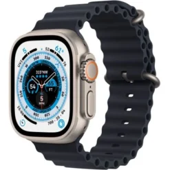 Apple Watch Ultra (GPS + Cellular) 49mm Titanium Case With Midnight Ocean Band - Titanium