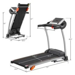 Nestfair 1.5HP Electric Folding Treadmill 3-Level Incline Adjustable - Grey -APPLE || Garmin || FITBIT Sales 581a35da dfc4 4de2 a02a 54c9cff8b511