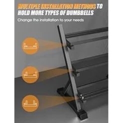 AKYEN Dumbbell Rack Stand Only, Weight Rack For Dumbbells Heavy-Duty Home Gym(750LBS/1100LBS Weight Capacity) For Men & Women -APPLE || Garmin || FITBIT Sales 59574cfc 0591 4bca 809b 9ba6ed85e71c