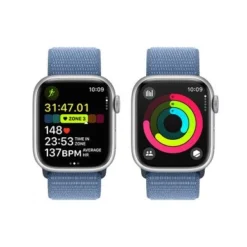 Apple Watch Series 9 (GPS + Cellular) 41mm Silver Aluminum Case With Winter Blue Sport Loop - Silver -APPLE || Garmin || FITBIT Sales 5f716fcc 97e5 5d12 882a b6198da35d6a