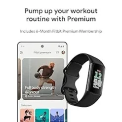 Fitbit Charge 6 Fitness Tracker With Google Apps, Heart Rate On Exercise Equipment, 6-Months Premium Membership Included, GPS, Health Tools And More, Obsidian/Black, One Size (S & L Bands Included) -APPLE || Garmin || FITBIT Sales 5facb293 6b66 43f7 99fd 1243dce19150