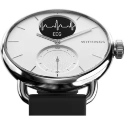 Withings - ScanWatch - Hybrid SmartWatch With ECG, Heart Rate And Oximeter - 38mm - White -APPLE || Garmin || FITBIT Sales 6180db2b dbad 5ecd 8295 b96ff7e691a1