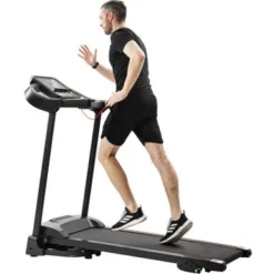 Nestfair Easy Folding Treadmill With Audio Speakers And Incline Adjuster - Black
