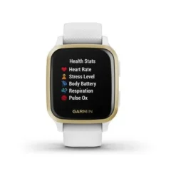 Garmin - Venu Sq GPS Smartwatch 33mm Fiber-Reinforced Polymer - White