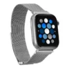Insignia™ - Stainless Steel Mesh Band For Apple Watch 38mm, 40mm And 41mm (All Series) - Silver