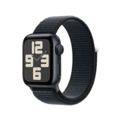 Apple Watch SE (GPS) 40mm Midnight Aluminum Case With Midnight Sport Loop - Midnight